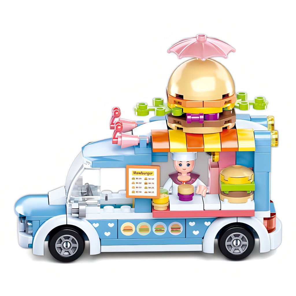 Jeu de Construction – Camion à Hamburgers – Sluban