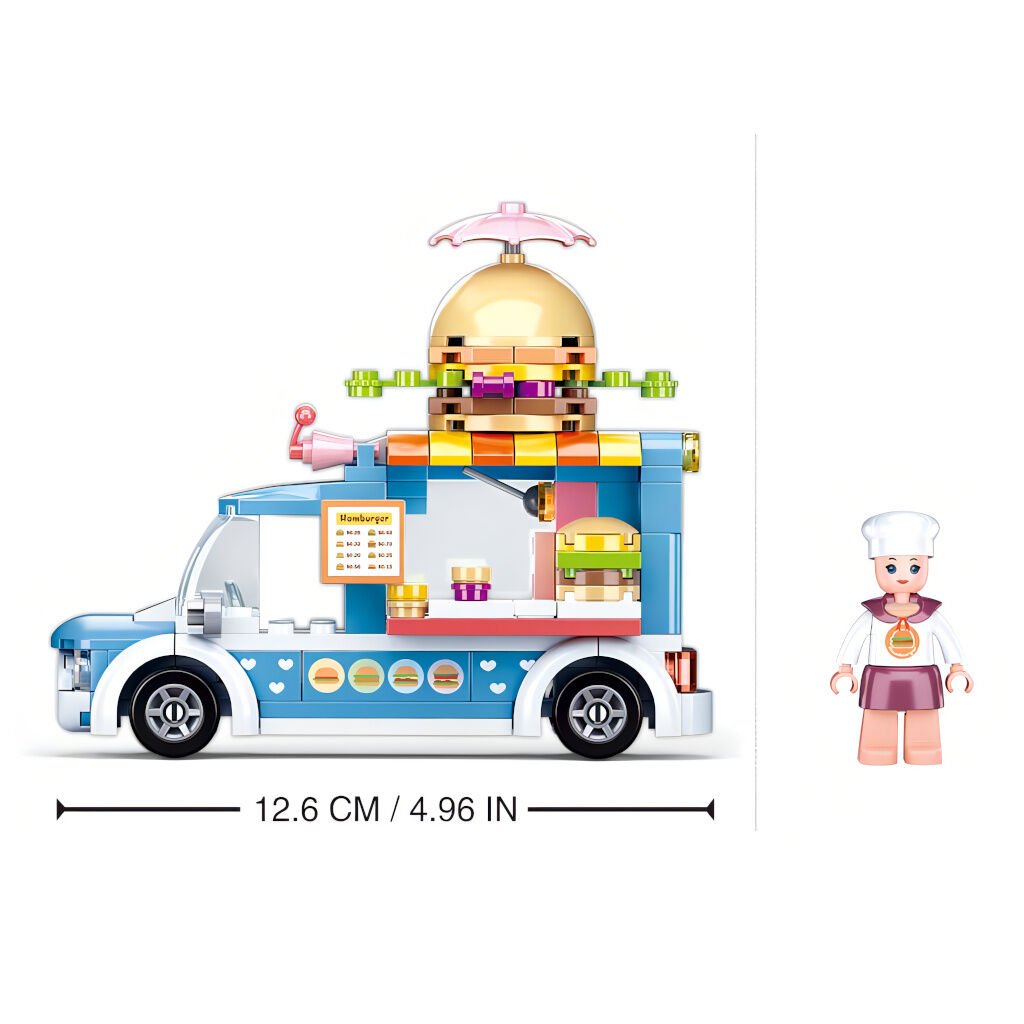 Jeu de Construction – Camion à Hamburgers – Sluban