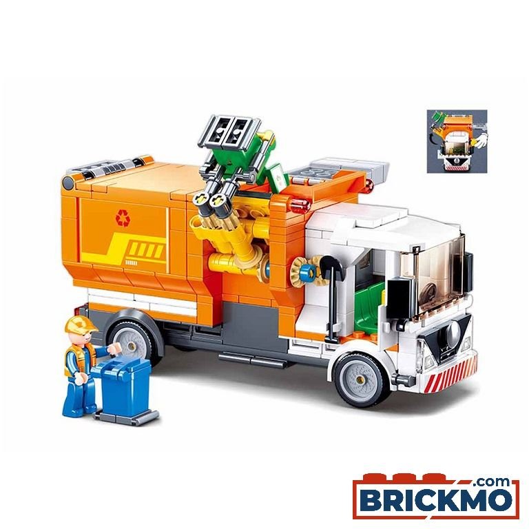 Jeu de Construction – Camion-Poubelle – Sluban