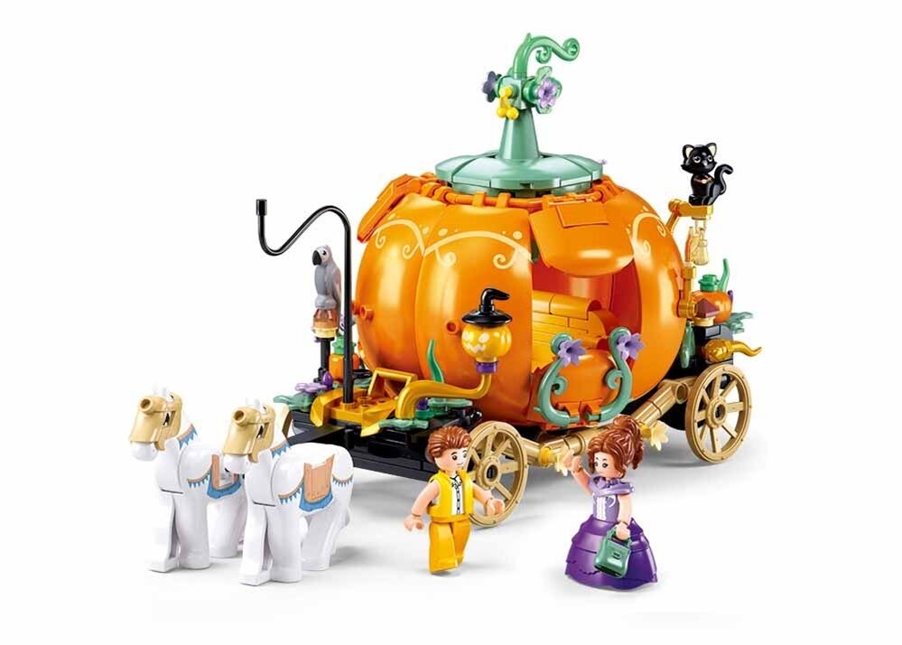 Jeu de Construction – Carrosse Citrouille – Sluban