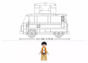 Jeu de Construction – Camping-Car TS-2 – Sluban