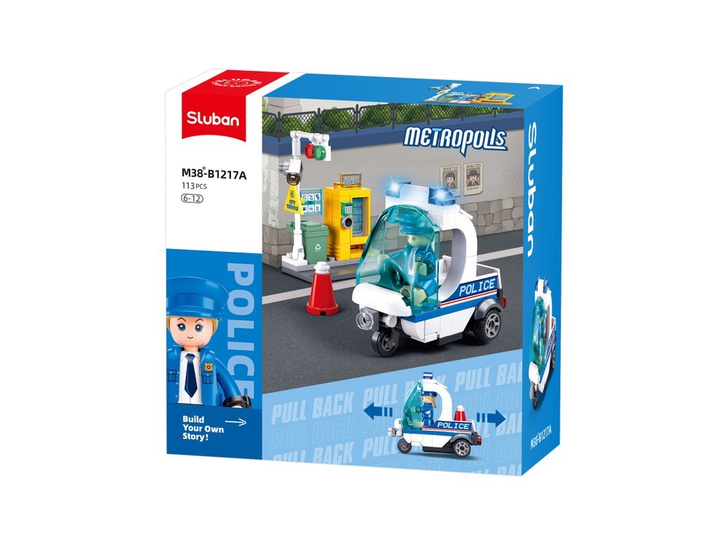 Jeu de Construction – Police Metropolis – Patrouille des Ruelles – Sluban