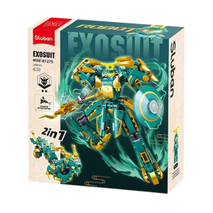 Jeu de Construction – Mecha des Royaumes – Dragon Azur – Sluban