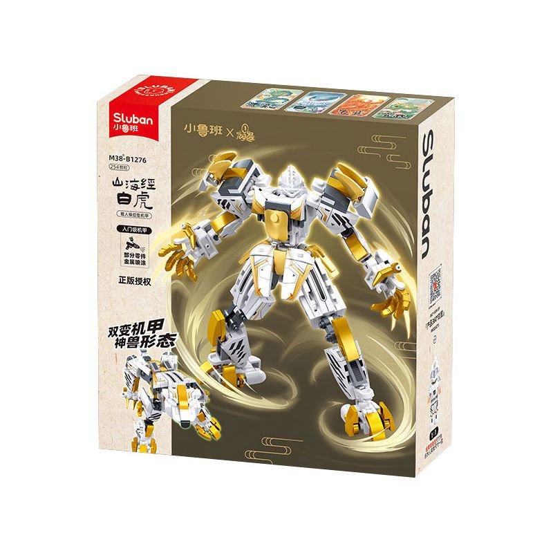 Jeu de Construction – Mecha des Royaumes – Tigre Blanc – Sluban