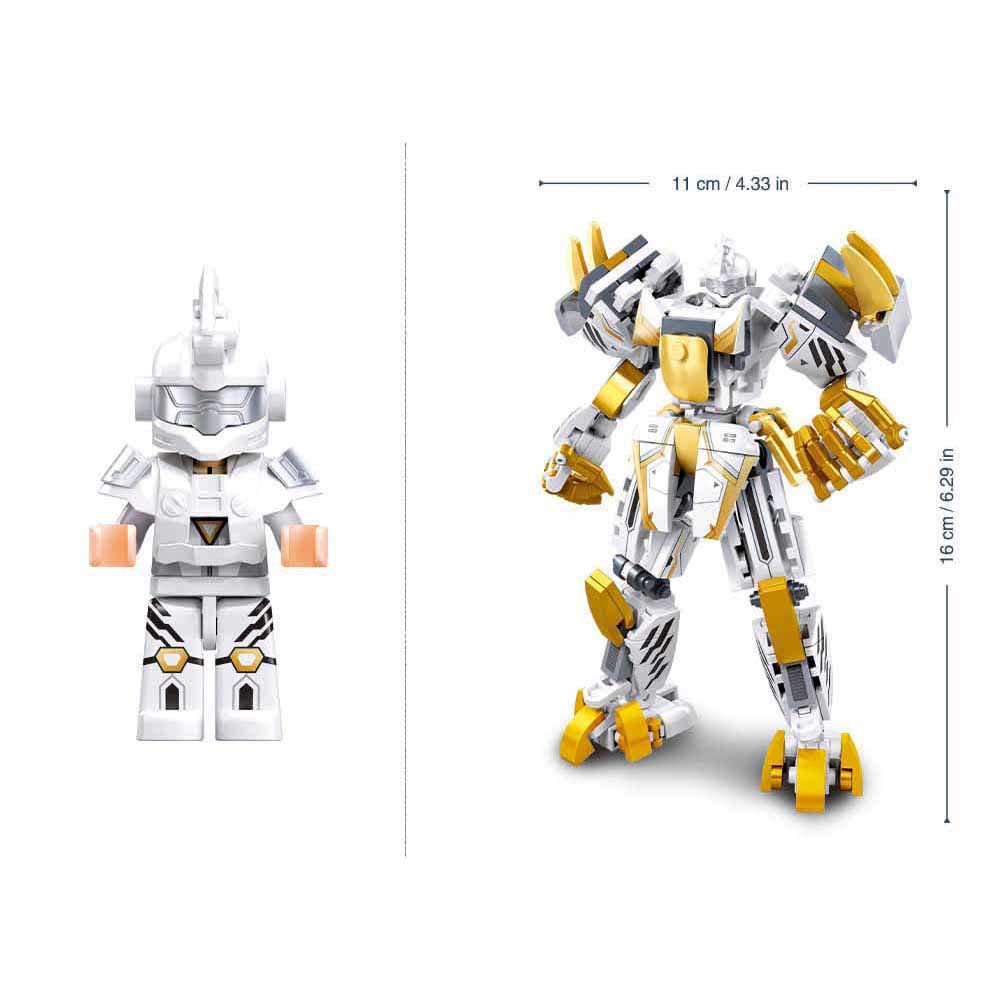 Jeu de Construction – Mecha des Royaumes – Tigre Blanc – Sluban