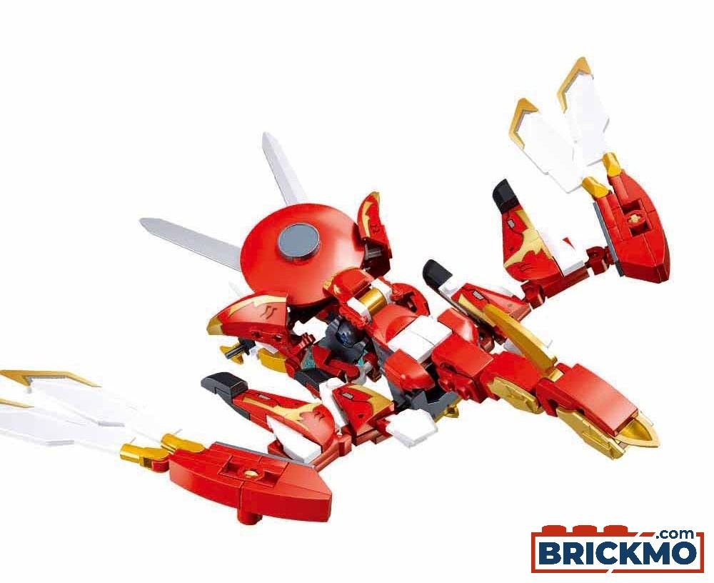 Jeu de Construction – Mecha des Royaumes – Oiseau Rouge – Sluban