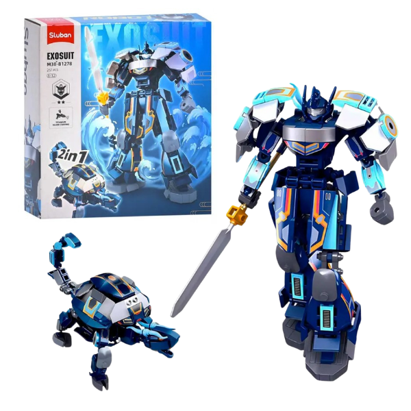 Jeu de Construction – Mecha des Royaumes – Tortue – Sluban