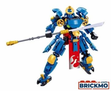 Jeu de Construction – Exosuit Guerriers Légendaires – Samouraï Bleu – Sluban