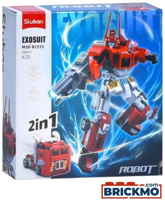 Jeu de Construction – Exosuit Robot et Camion 2 en 1 – Sluban