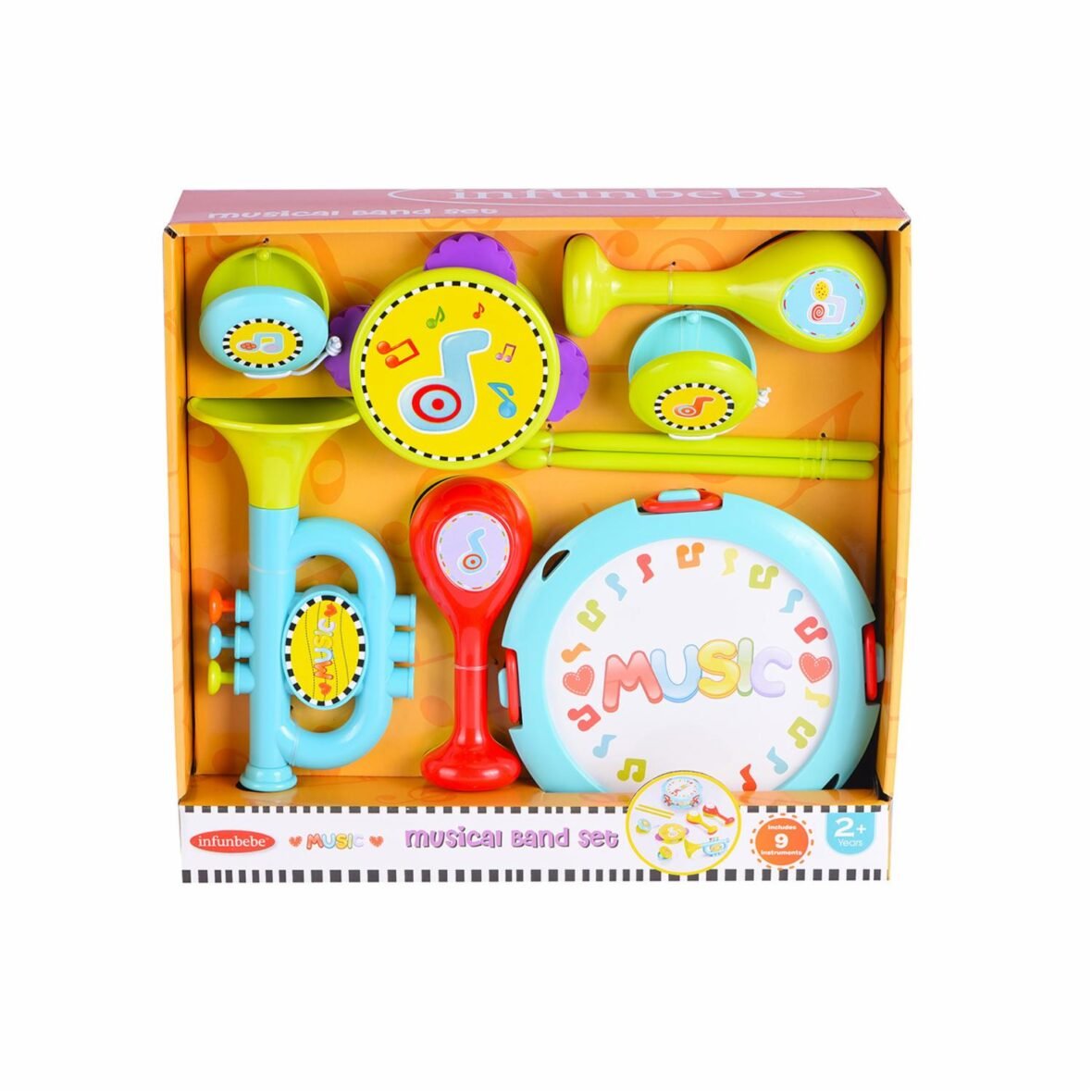 Ensemble D’Instruments Musicaux de 9 Pièces – ML6620 – Infunbebe