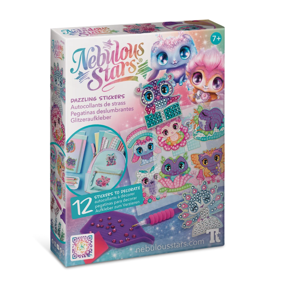 Autocollants de Strass – 12 Animoulous – Nebulous Stars
