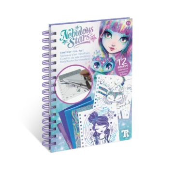 Petit Livre Créatif – Tableaux Métallisés Isadora – Nebulous Stars