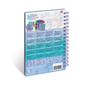 Petit Livre Créatif – Tableaux Métallisés Isadora – Nebulous Stars