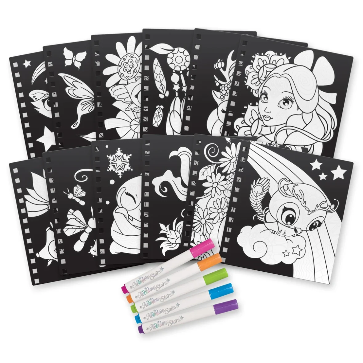 Petit Livre Créatif – Coloriage Velours Orelia – Nebulous Stars