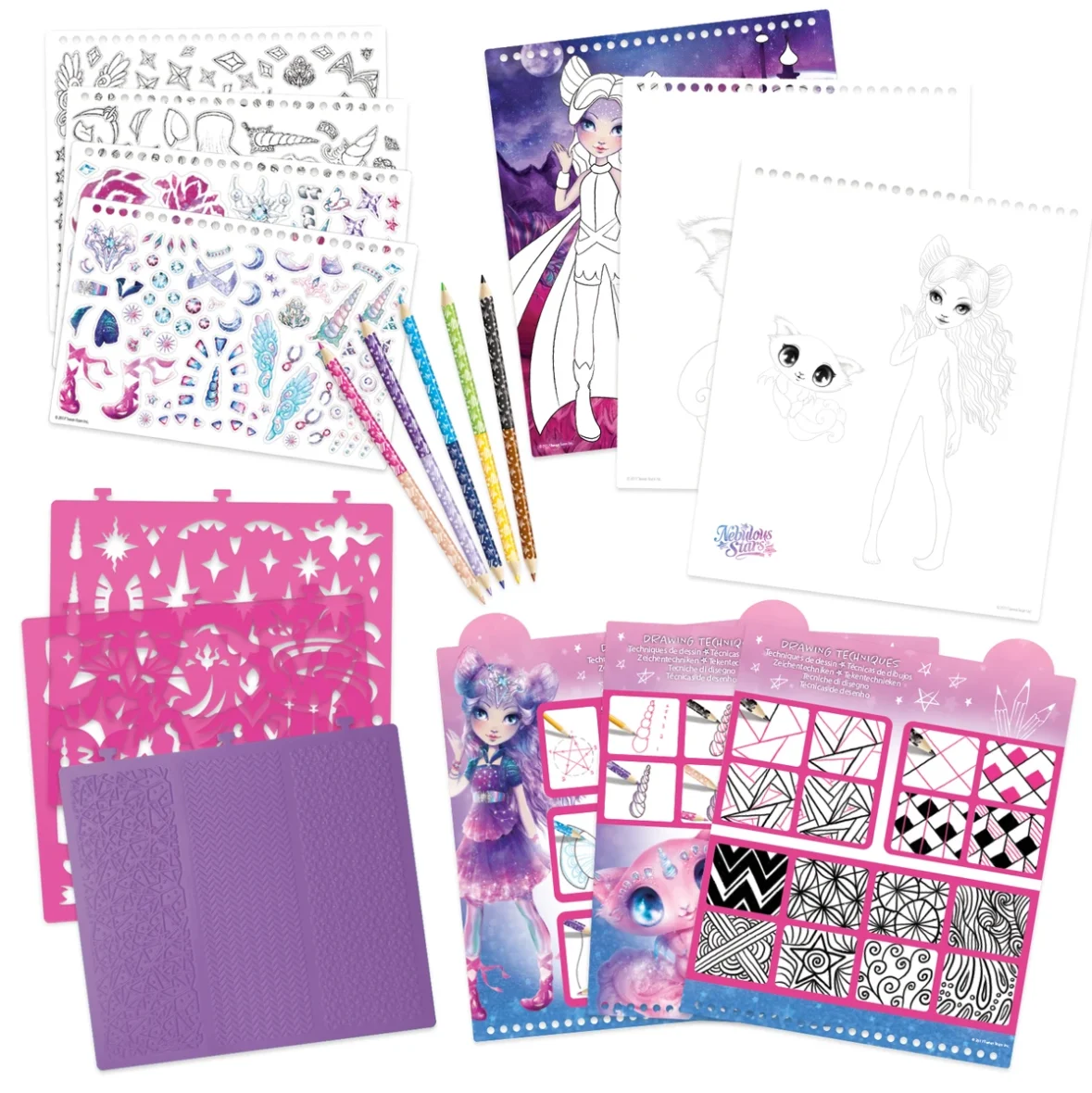 Carnet de Croquis Créatif – Nebulia – Nebulous Stars
