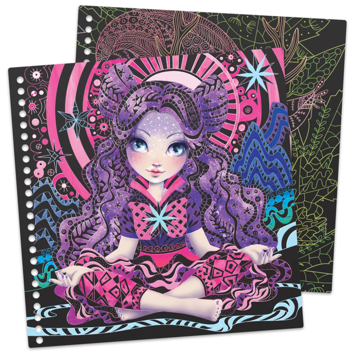 Livre Créatif – Tableaux à Gratter Zen – Nebulous Stars