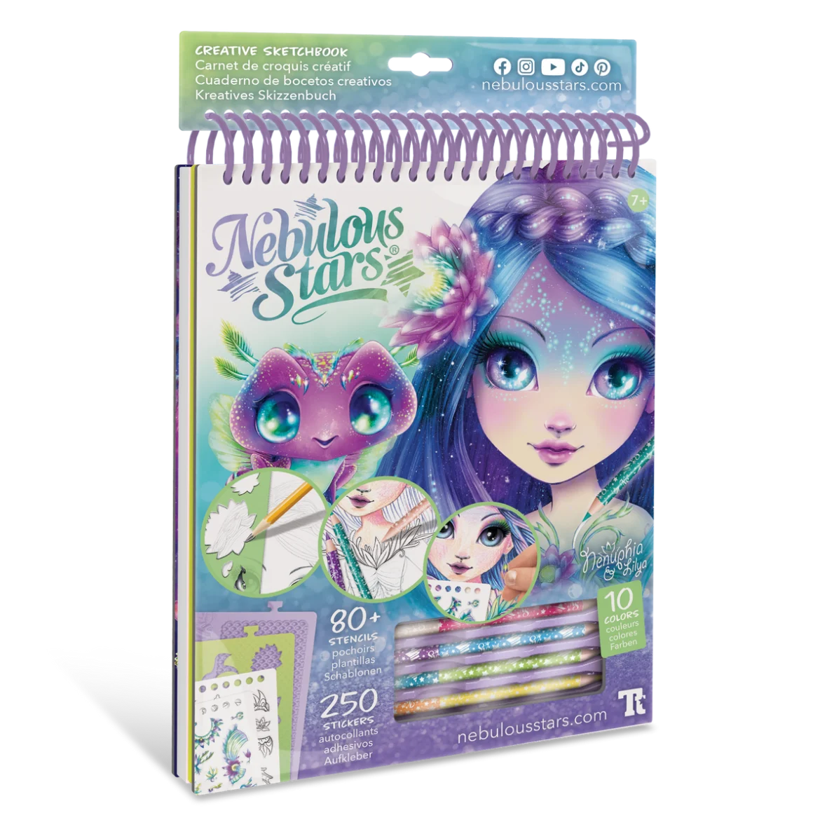 Carnet de Croquis Créatif – Nenuphia – Nebulous Stars