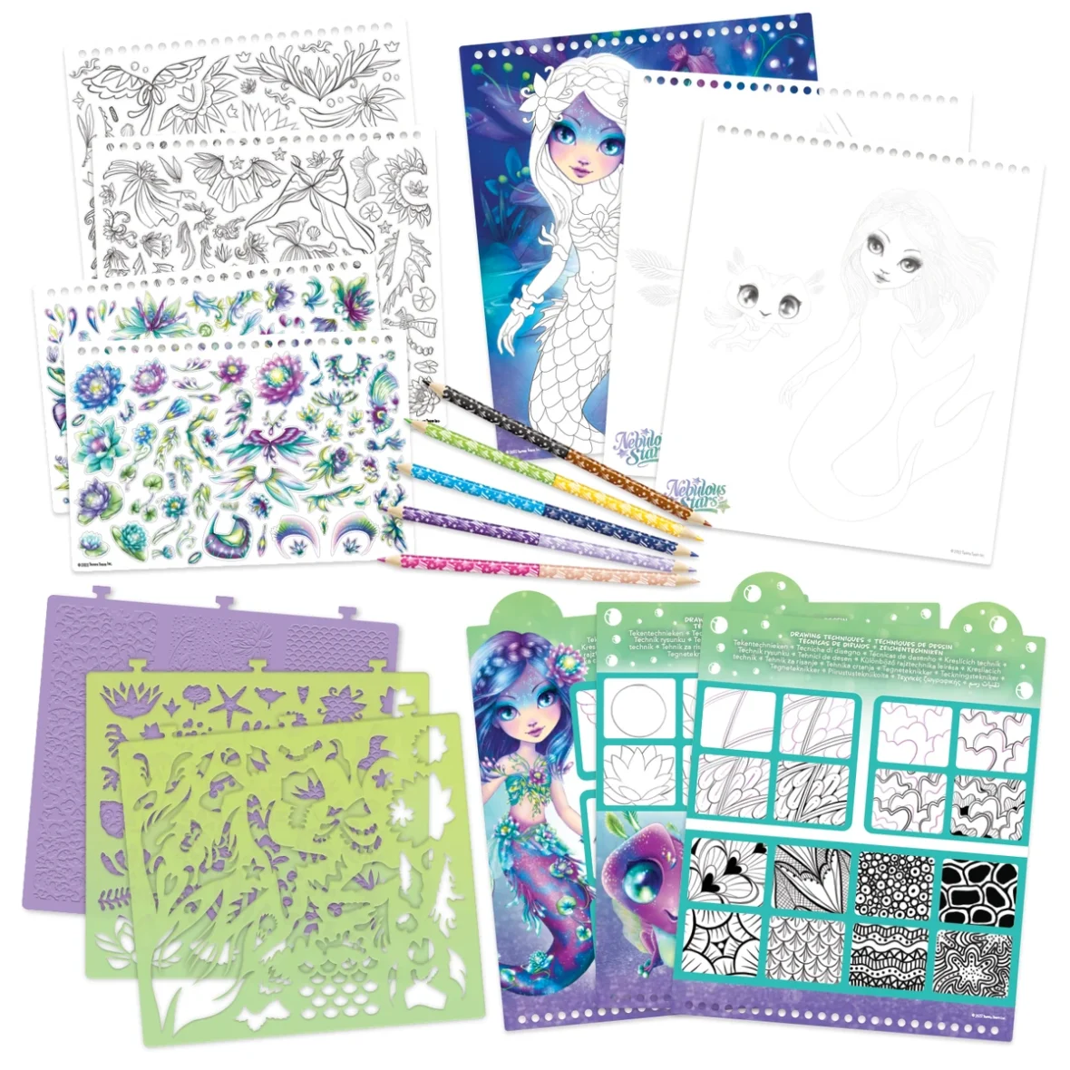 Carnet de Croquis Créatif – Nenuphia – Nebulous Stars