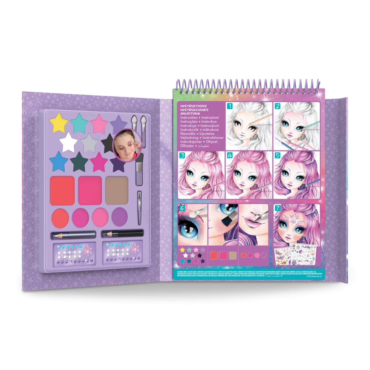 Carnet de Maquillage Créatif – Cristalia – Nebulous Stars