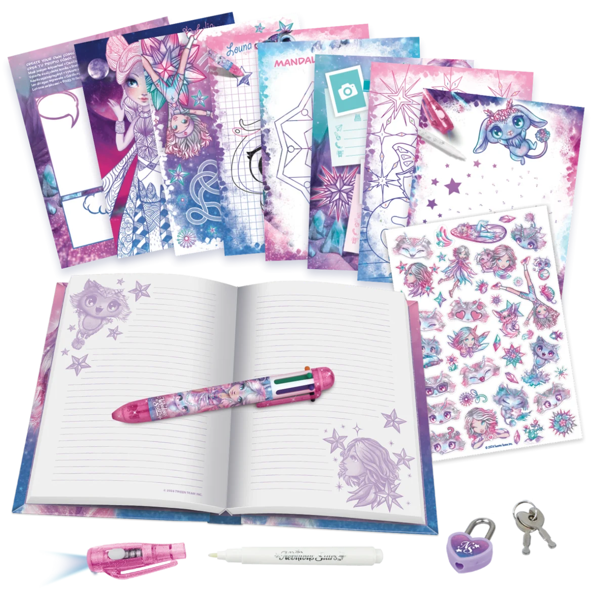 Journal Intime – Estrelia – 216 Pages – Nebulous Stars