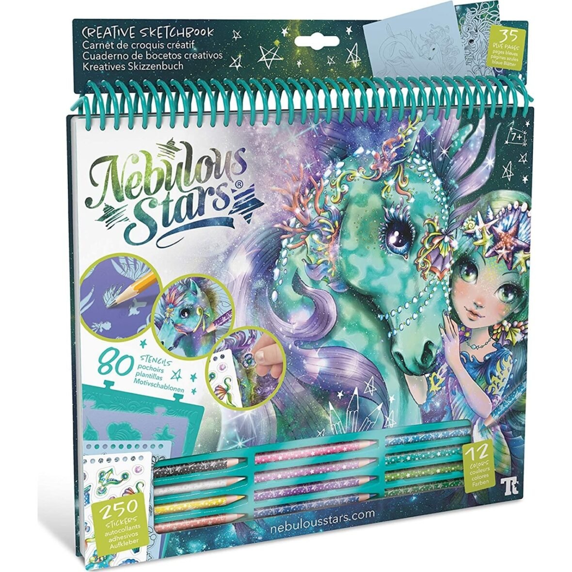 Carnet de Croquis – Chevaux Fantastiques Aquatiques – Nebulous Stars