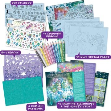 Carnet de Croquis – Chevaux Fantastiques Aquatiques – Nebulous Stars