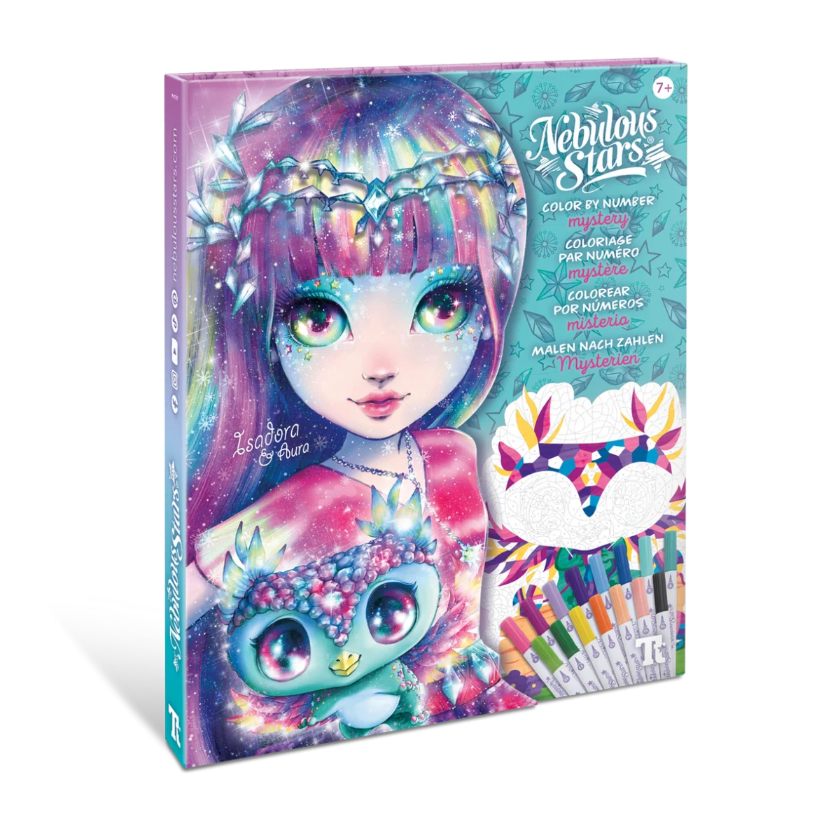 Livre de Coloriage par Numéros – Mystère – Nebulous Stars