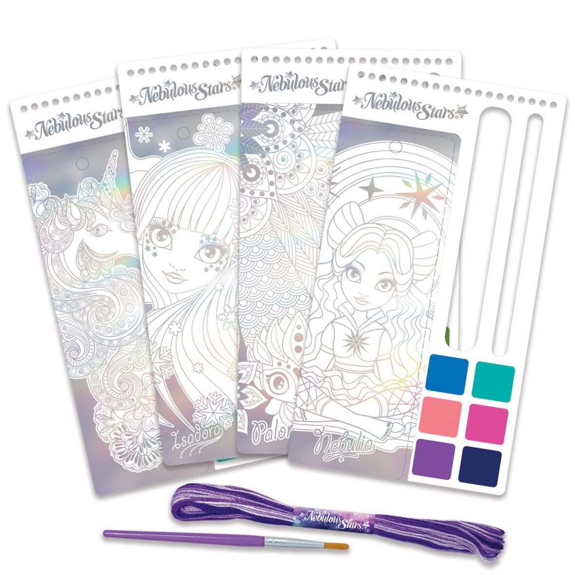 Marque-Pages à Peindre – Aquarelle – Nebulous Stars