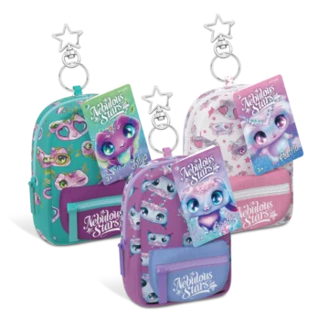Mini Sac à Dos de Papeterie – Modèles Assortis – Nebulous Stars