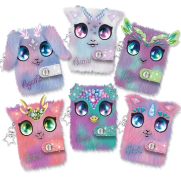 Mini Carnet en Peluche – Animoulous Assortis – Nebulous Stars