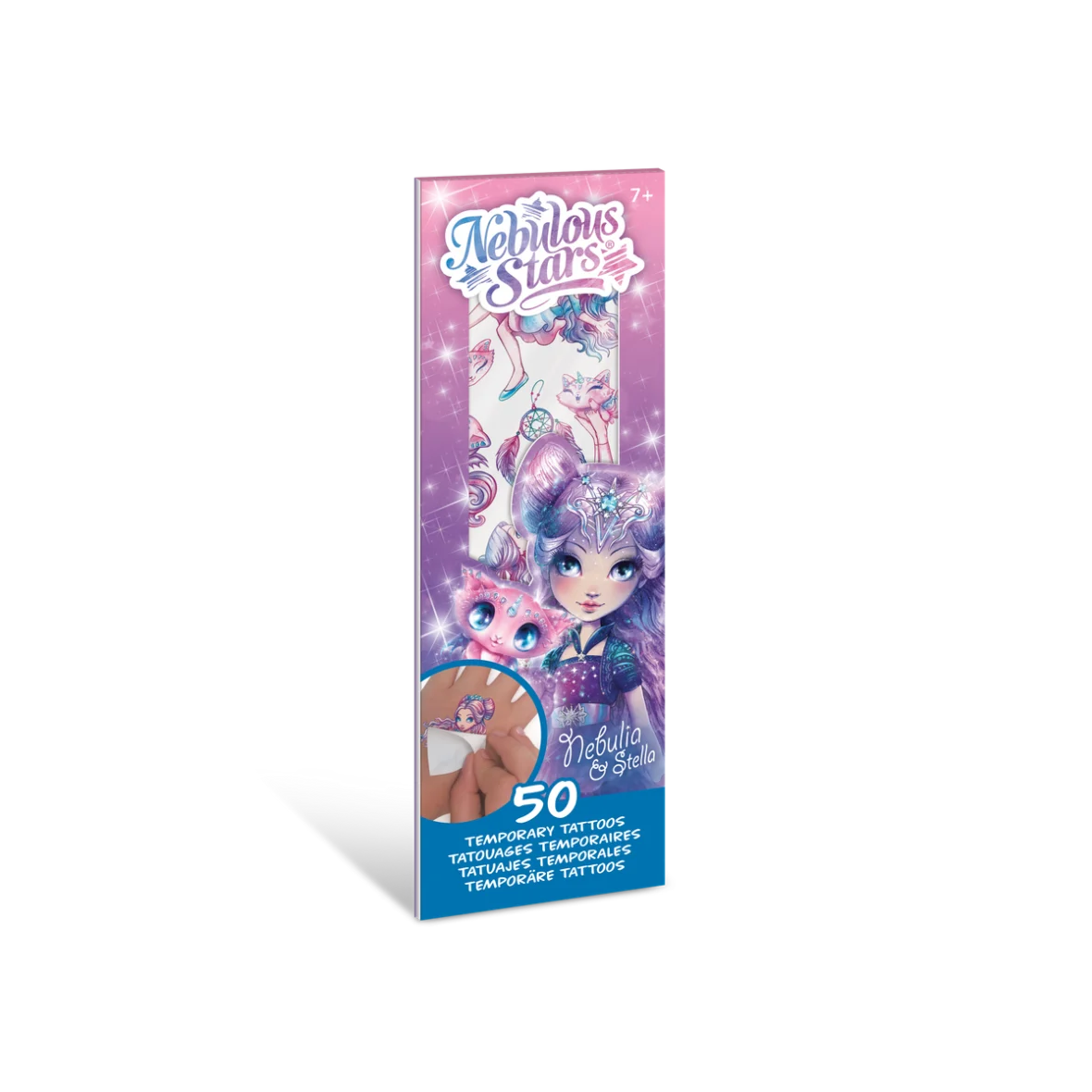 Mini Bloc de Tatouages Temporaires – 50 Motifs – Nebulous Stars