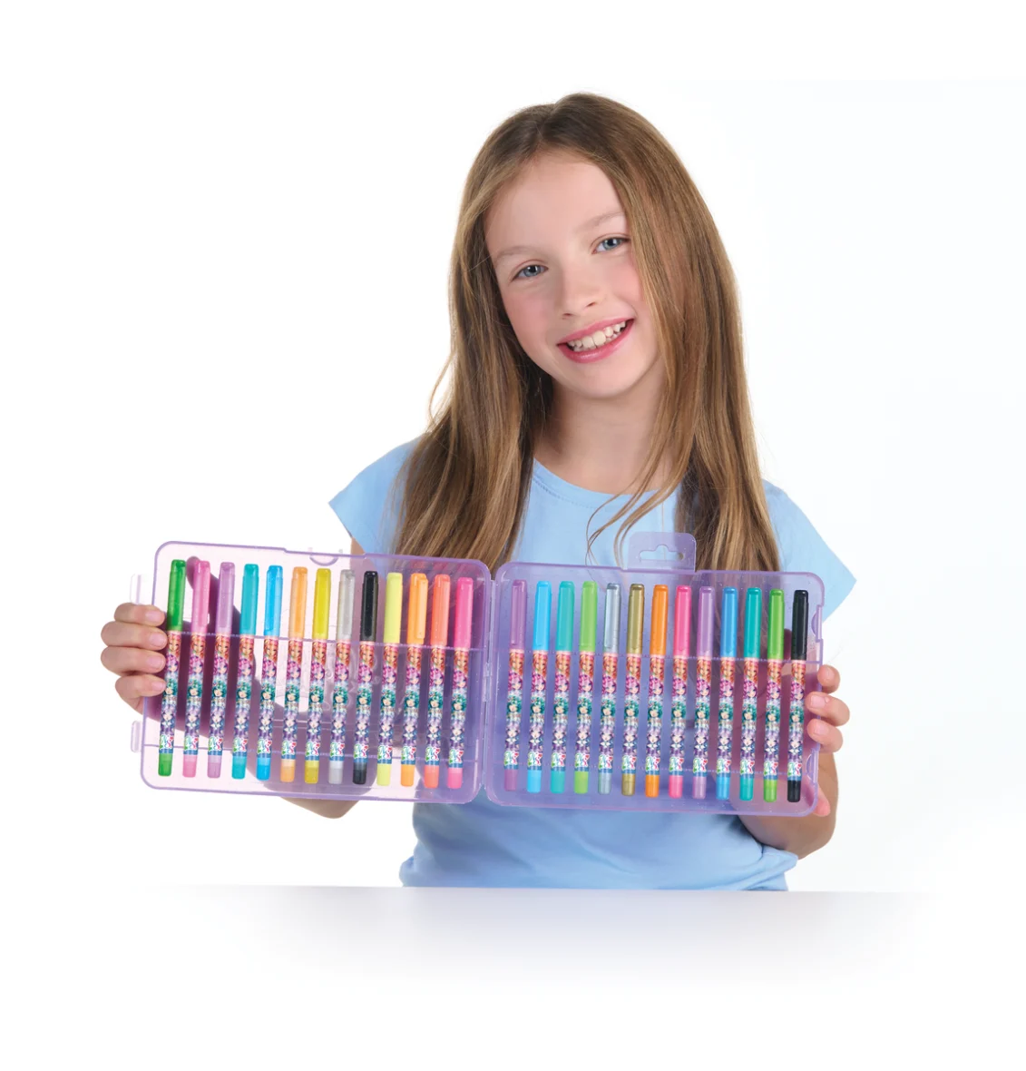 Coffret de 26 Stylos Gel – Fluo, Métallisés et Pailletés – Nebulous Stars