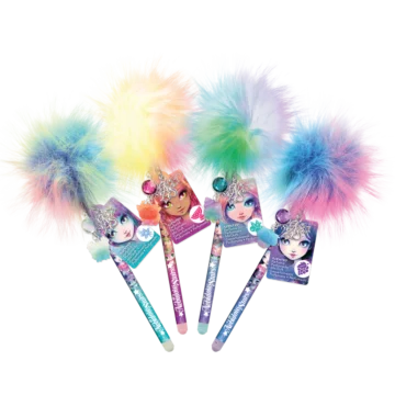 Stylo Parfumé à Pompon – Modèles Assortis – Nebulous Stars