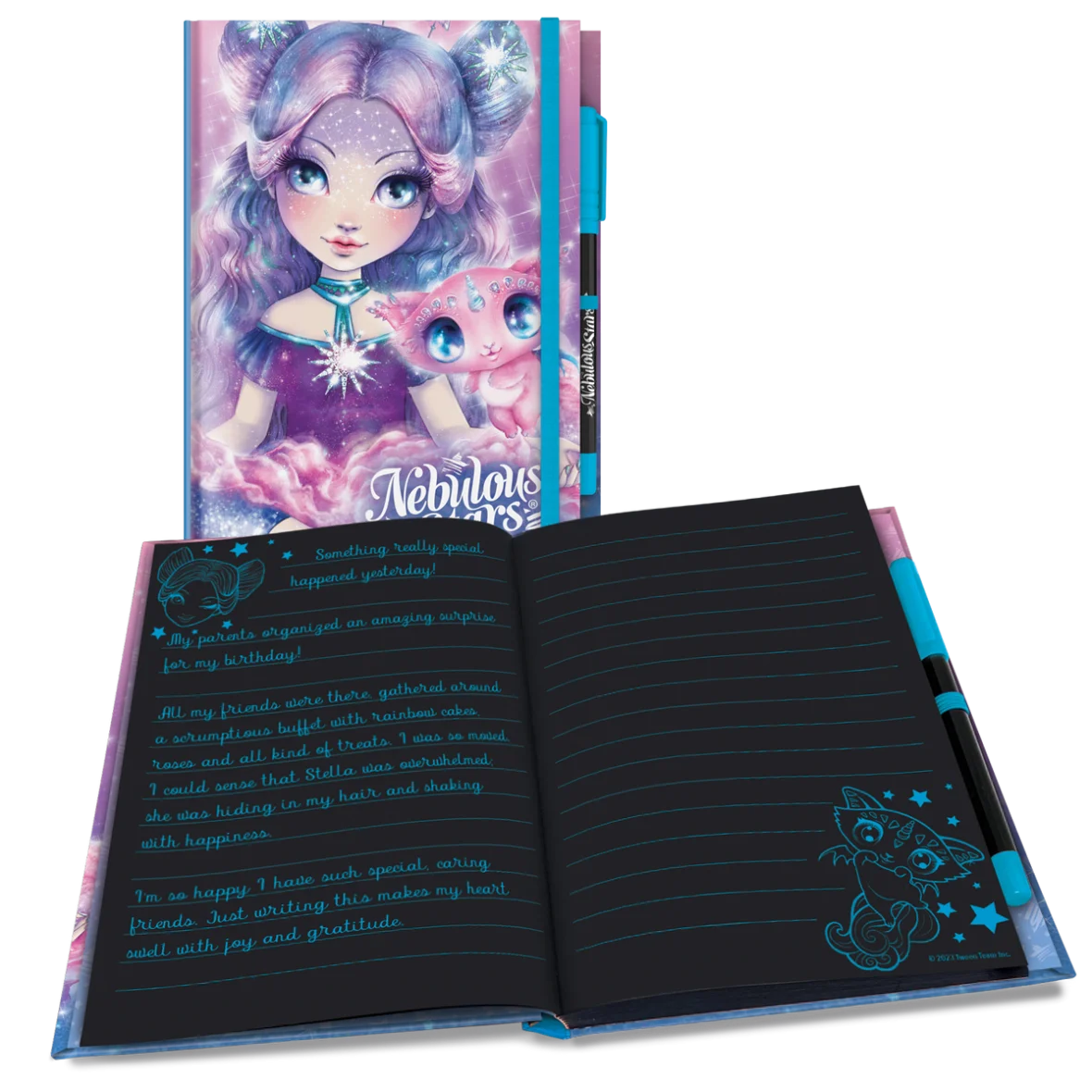 Carnet de Notes Deluxe – Pages Noires – Nebulous Stars