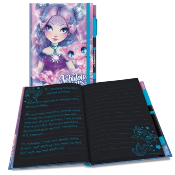 Carnet de Notes Deluxe – Pages Noires – Nebulous Stars