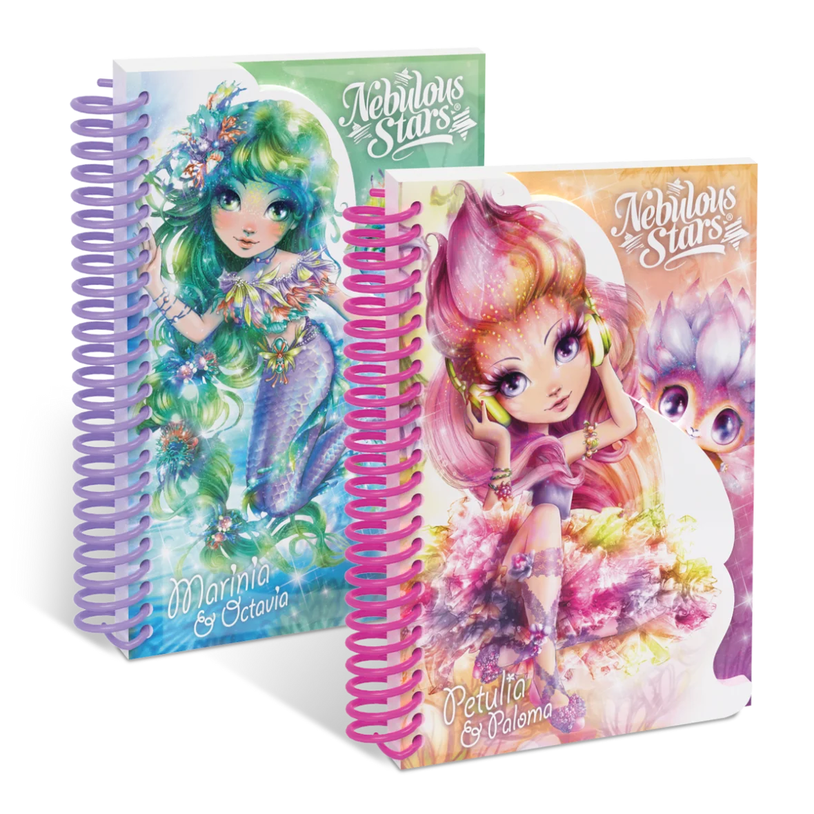Mini Carnet de Stylisme et de Notes – Modèles Assortis – Nebulous Stars