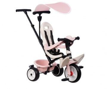 Tricycle Évolutif – Baby Balade Rose – Smoby