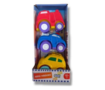 Ensemble de 3 Mini Véhicules – PL2884 – Infunbebe
