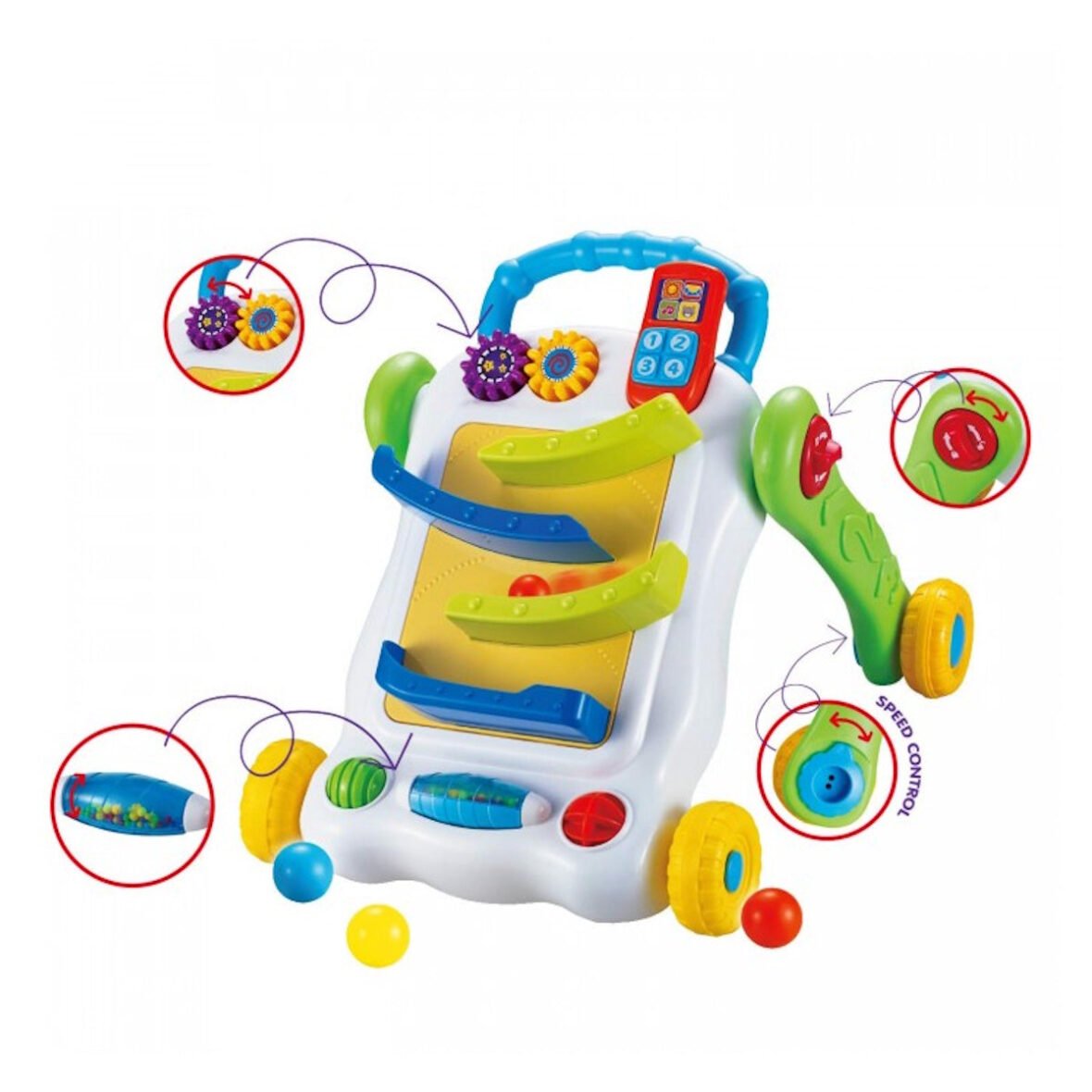 Aide à la Marche avec Ballon D’activité – PL9001 – Infun