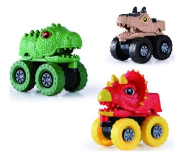 Ensemble de 3 Voitures Dinosaures – PLD333 – Infunbebe