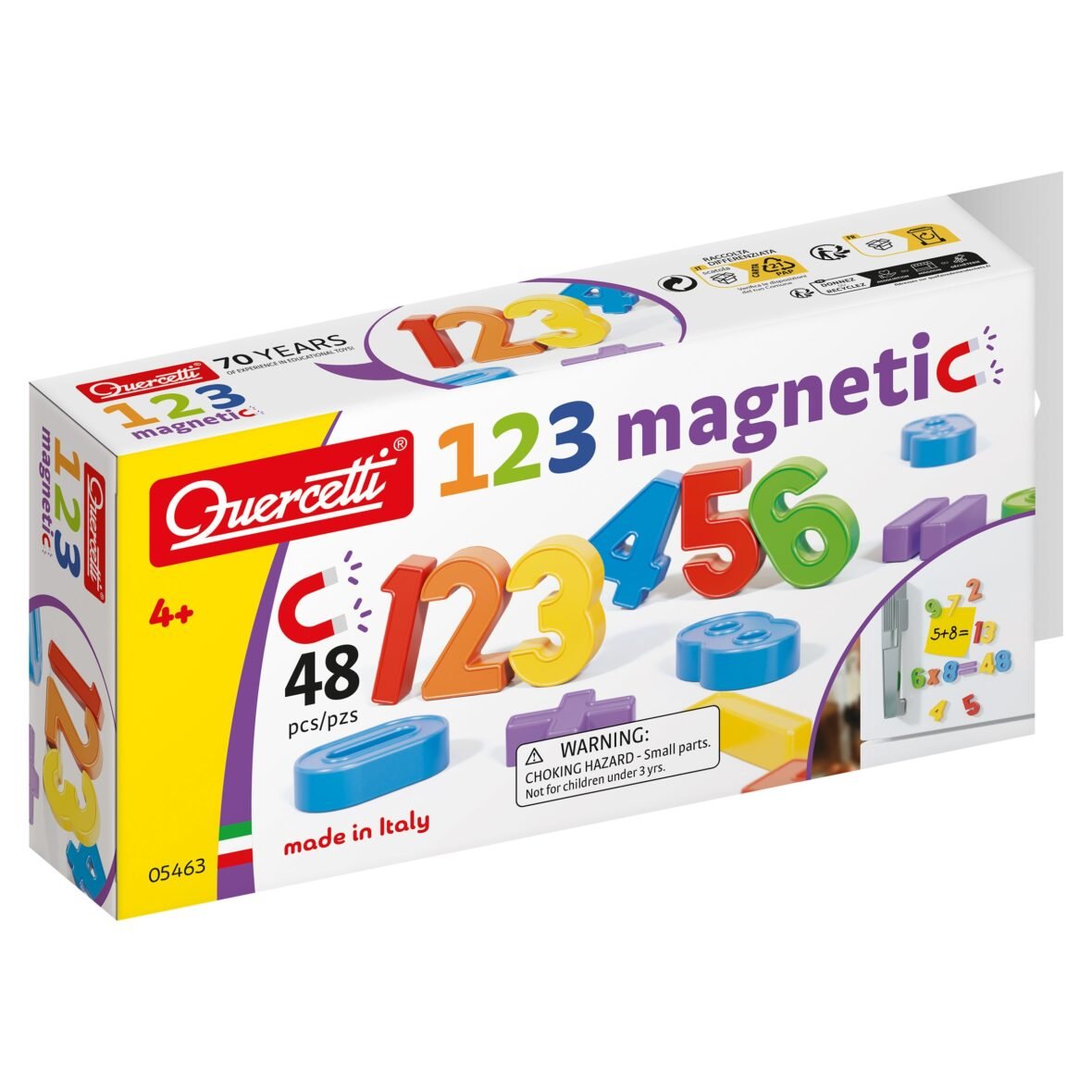 Quercetti – Recharge 48 Chiffres Magnétiques (réf. 5463)