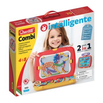 Quercetti Combi 1820 – Tableau a Picots et Ardoise Magnetique