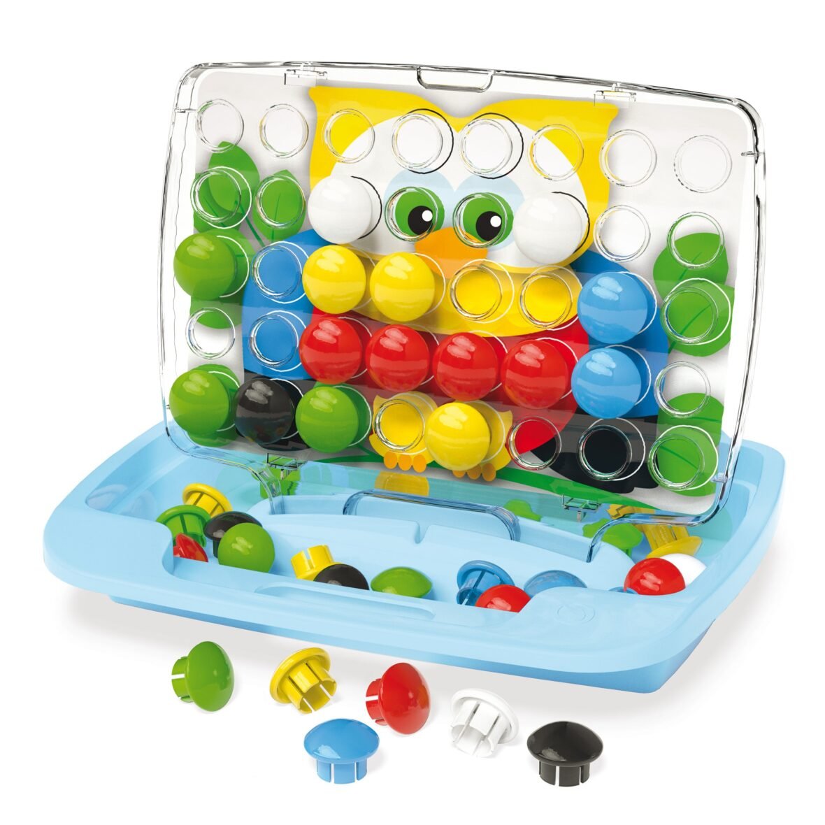 Quercetti Pixel Junior – Mosaïque à Picots 48 pièces (réf. 4210)