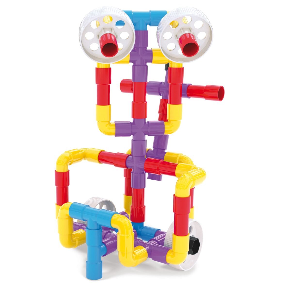 Quercetti Tubation Wheels – Jeu de construction tubulaire 69 pièces (réf. 4185)