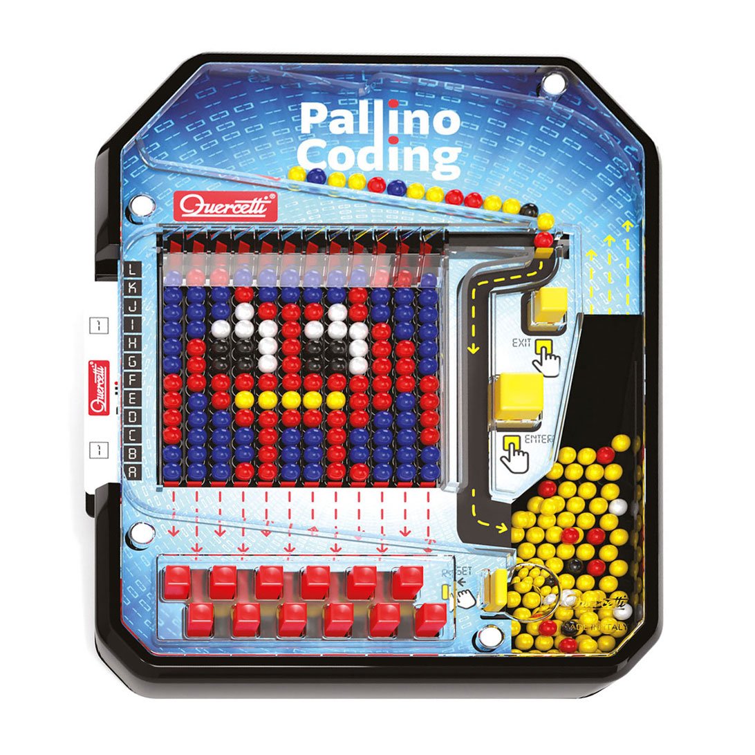 Quercetti Pallino Coding – Jeu Éducatif de Mosaïques (réf. 1021)