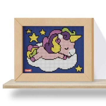Quercetti Pixel Art 4 Kawaii Design Licorne (réf. 0795)