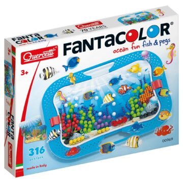 Quercetti Ocean Fun – Poissons et Chevilles (réf. 02260)