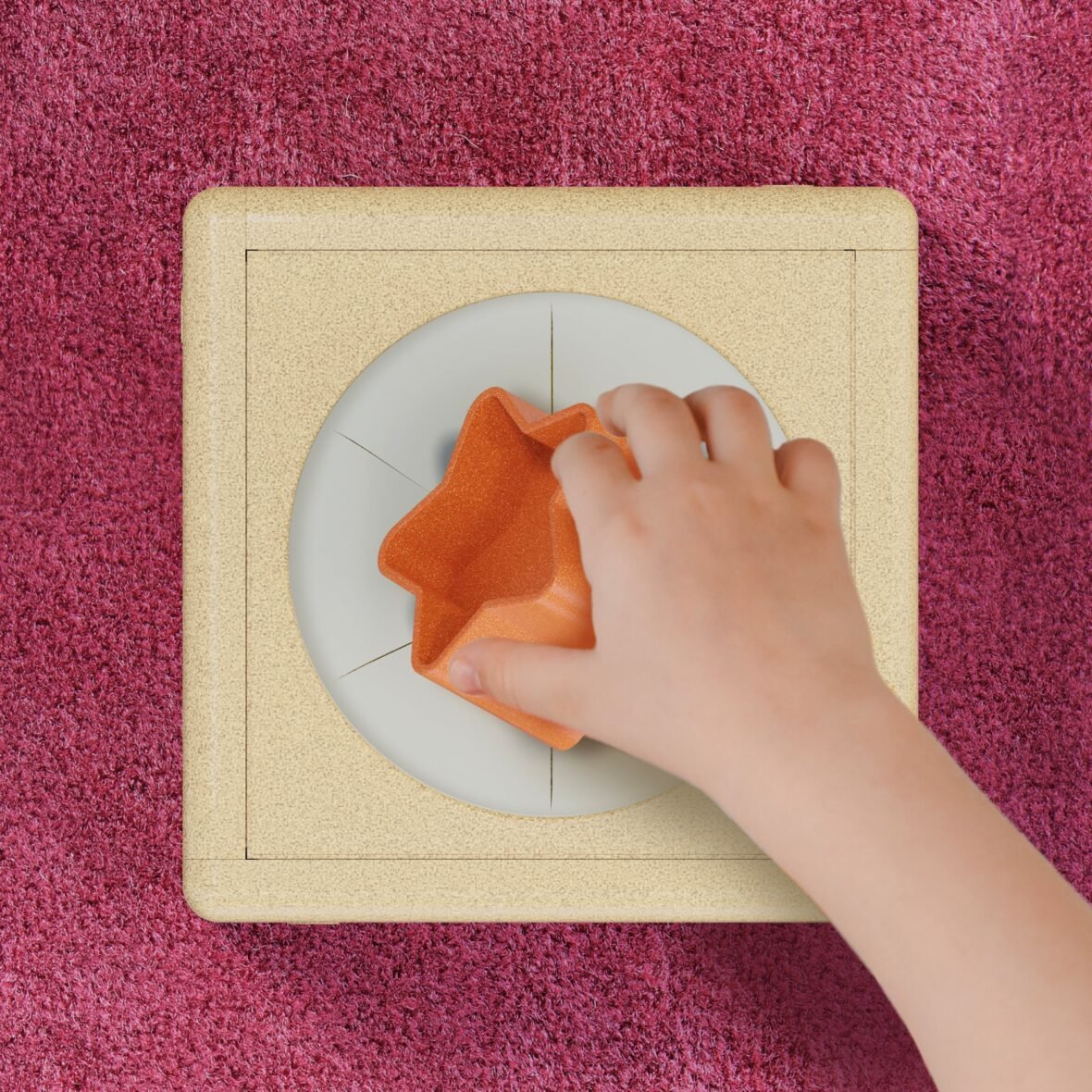 Quercetti Play Bio Kubo Shape – Cube trieur de formes en bioplastique