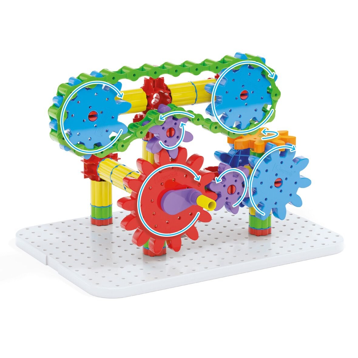 Quercetti Georello Tech – Jeu de construction a engrenages (ref. 6163)