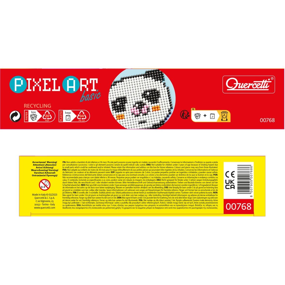 Quercetti Pixel Art Basic Panda